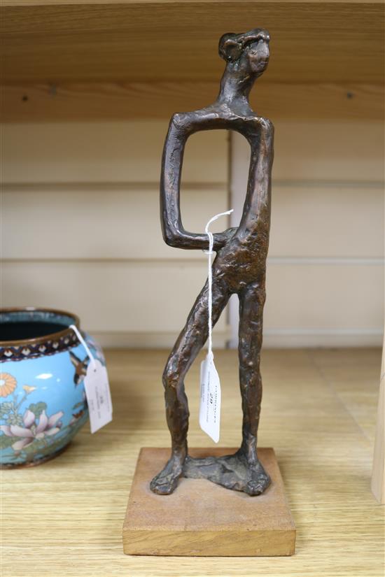 Daphne Hardy Henrion. A bronze sculpture height 31cm